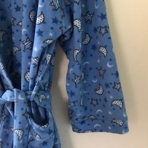 Blue Stars and Moons Lounge Robe